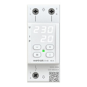 Реле напряжение с контролем тока Welrok VI-40