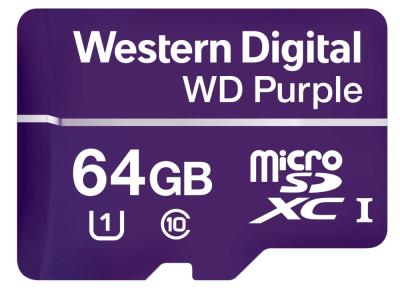Карта памяти 64Гб WD Purple (WDD064G1P0A)