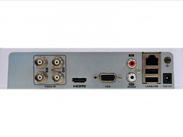 Детальное изображение товара "Гибридный видеорегистратор 4-канальный 8Мп HiWatch DS-H104UA" из каталога оборудования для видеонаблюдения