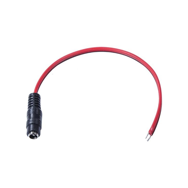 Детальное изображение товара "Разъем питания 2,1х5.5 мама с проводом 20см" из каталога оборудования для видеонаблюдения
