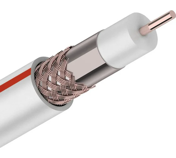 Детальное изображение товара "Кабель коаксиальный 75 Ом CADENA RG-6SAT Optima premium белый" из каталога оборудования для видеонаблюдения