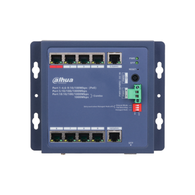 Коммутатор DAHUA DH-CHS4110-8ET-90-F
