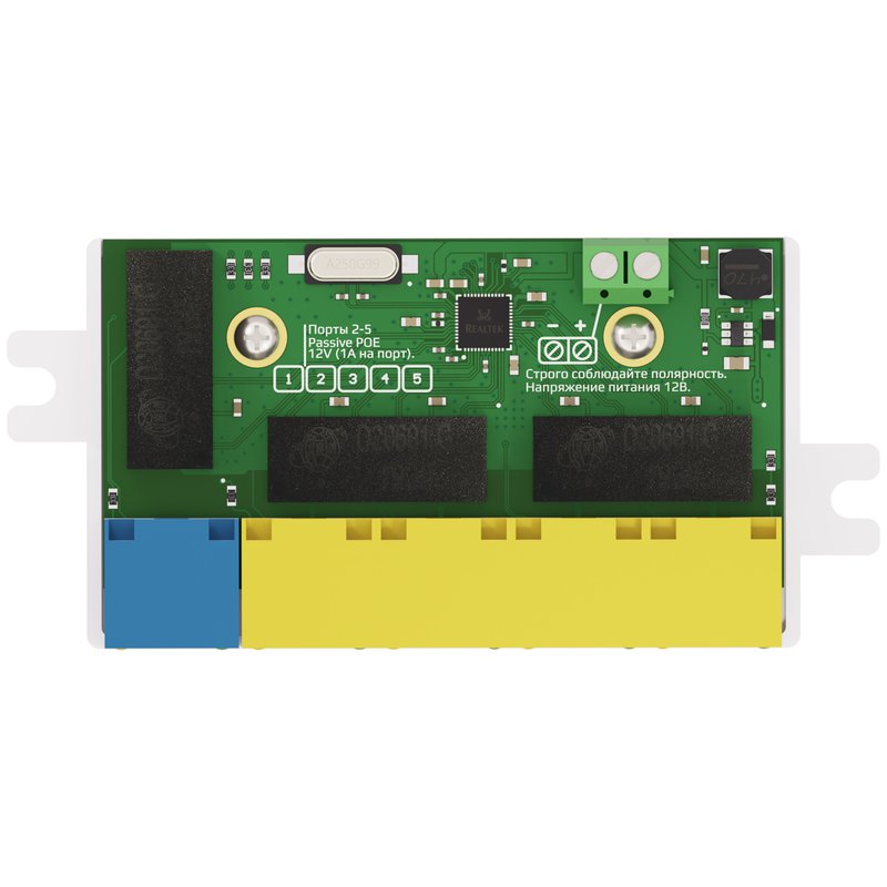 Детальное изображение товара "Коммутатор видеонаблюдения VERTELL VT-S5 (PASSIVE POE 12В)" из каталога оборудования для видеонаблюдения