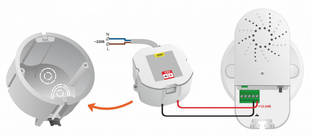 Детальное изображение товара "Репитер ZONT МЛ-620, 868 МГц" из каталога оборудования для видеонаблюдения