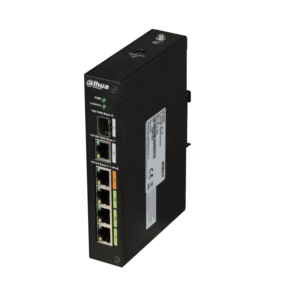 Детальное изображение товара "POE коммутатор Dahua DH-PFL2106-4ET-96" из каталога оборудования для видеонаблюдения