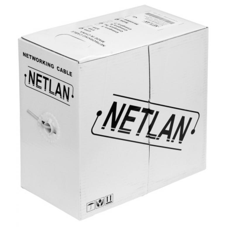 Детальное изображение товара "Витая пара Netlan UTP 4PR 24AWG  внутренний, серый" из каталога оборудования для видеонаблюдения