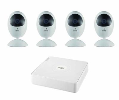 Комплект WI-FI видеонаблюдения 2Мп ATIS для помещений с регистратором Комплект WI-FI видеонаблюдения 2Мп ATIS для помещений с регистратором