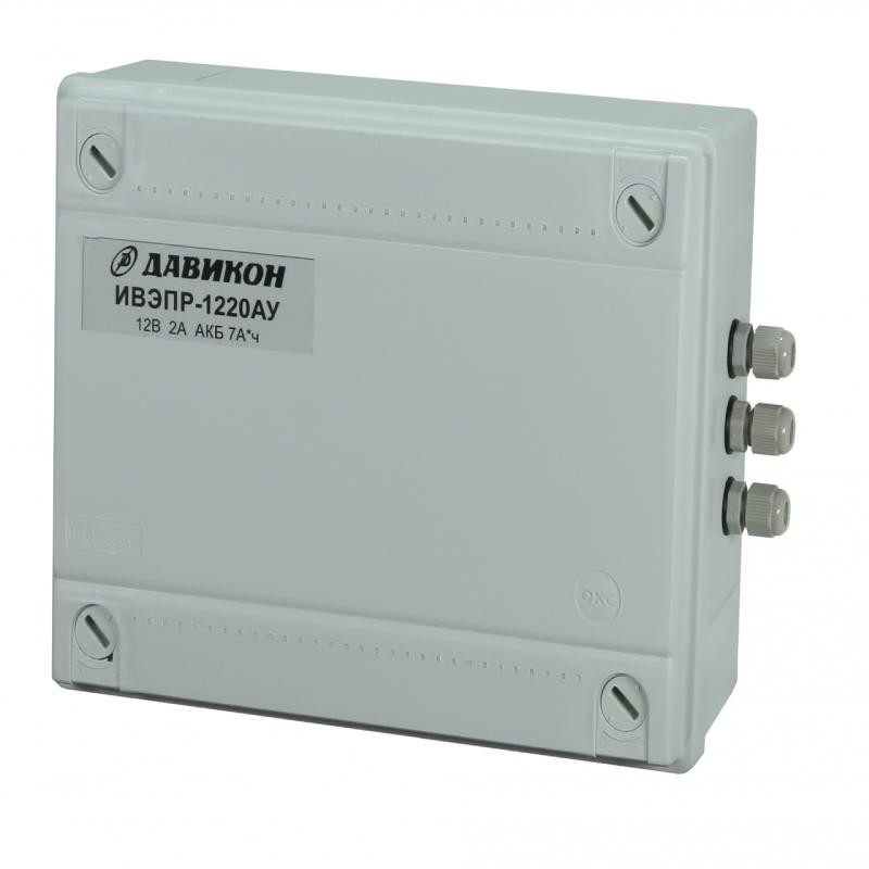 Детальное изображение товара "Блок бесперебойного питания 12В 2А Давикон ИВЭПР-1220АУ" из каталога оборудования для видеонаблюдения