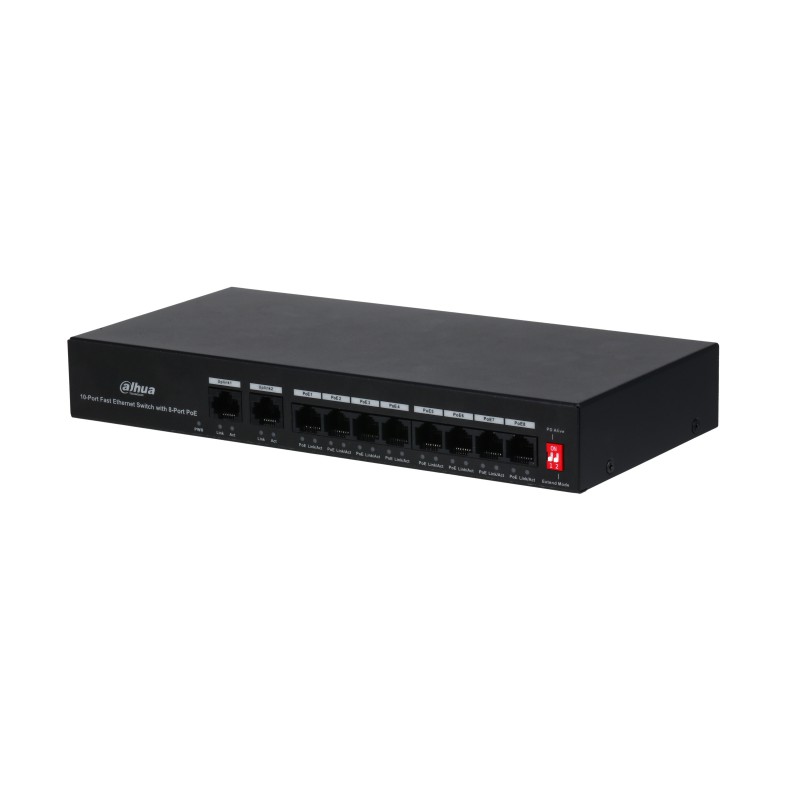 8-портовый неуправляемый коммутатор с РоЕ DH-PFS3010-8ET-65 Детальное изображение товара "8-портовый неуправляемый коммутатор с РоЕ DH-PFS3010-8ET-65" из каталога оборудования для видеонаблюдения