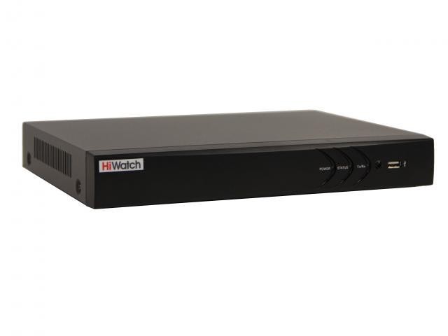Детальное изображение товара "Гибридный видеорегистратор 4-канальный 6Мп HiWatch DS-H304QA" из каталога оборудования для видеонаблюдения