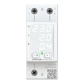 Реле напряжение с контролем тока Welrok VIP-32