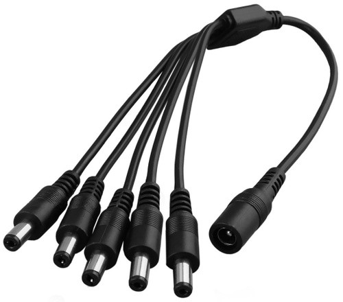 Детальное изображение товара "Разветвитель питания на 5 разъёмов 2,1х5,5 мм" из каталога оборудования для видеонаблюдения