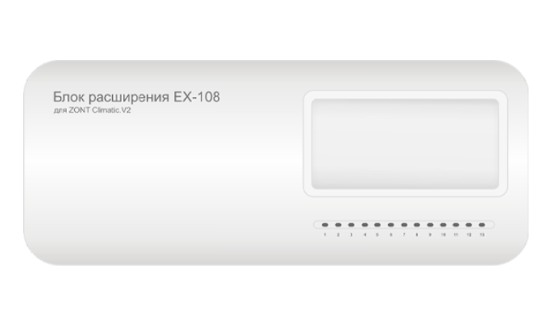 Детальное изображение товара "Блок расширения EX-108 для Climatic.V2 NEW!" из каталога оборудования для видеонаблюдения