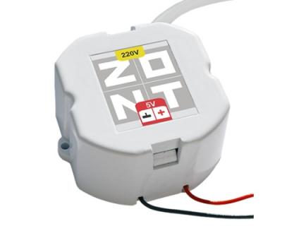 Блок питания в подрозетник Zont 5V/220 Блок питания в подрозетник Zont 5V/220