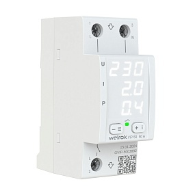 Детальное изображение товара "Реле напряжение с контролем тока Welrok VIP-50" из каталога оборудования для видеонаблюдения
