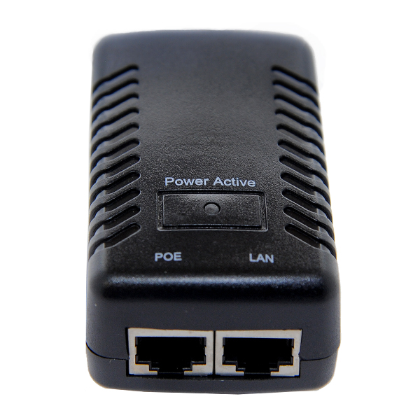 Детальное изображение товара "Инжектор питания POE 48V 0,5A" из каталога оборудования для видеонаблюдения