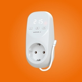 Детальное изображение товара "Терморегулятор Welrok pt в розетку, для электрических обогревателей" из каталога оборудования для видеонаблюдения