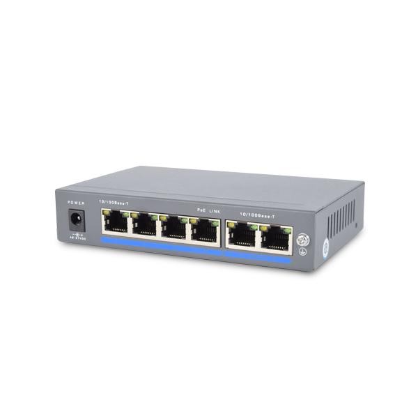 Детальное изображение товара "PoE коммутатор 6 портов ATIS PoE-1006-4P/250m" из каталога оборудования для видеонаблюдения